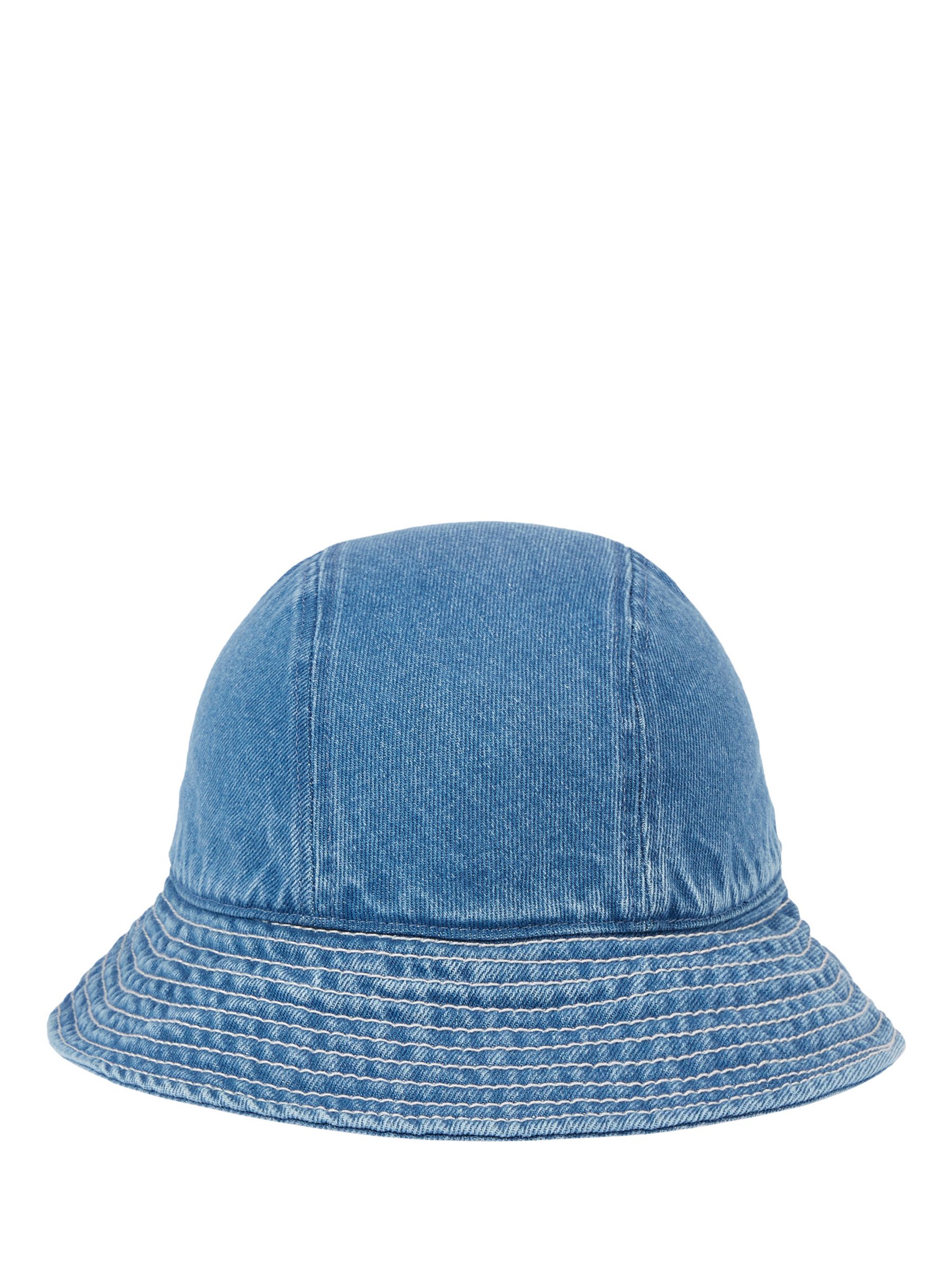 Tommy Hilfiger Iconic Bucket Hat, Mid Denim at Lewis & Partners