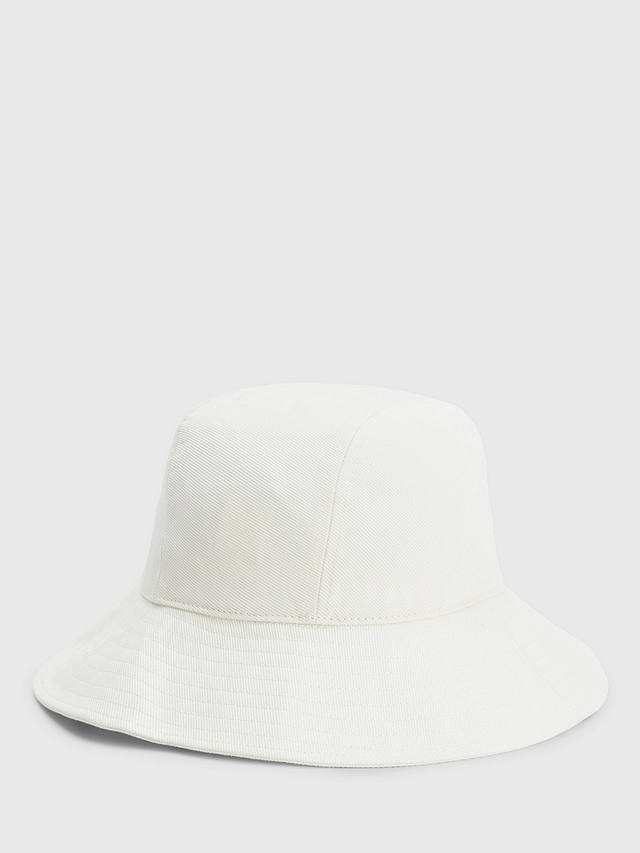 Tommy Hilfiger Iconic Denim Bucket Hat, Weathered White