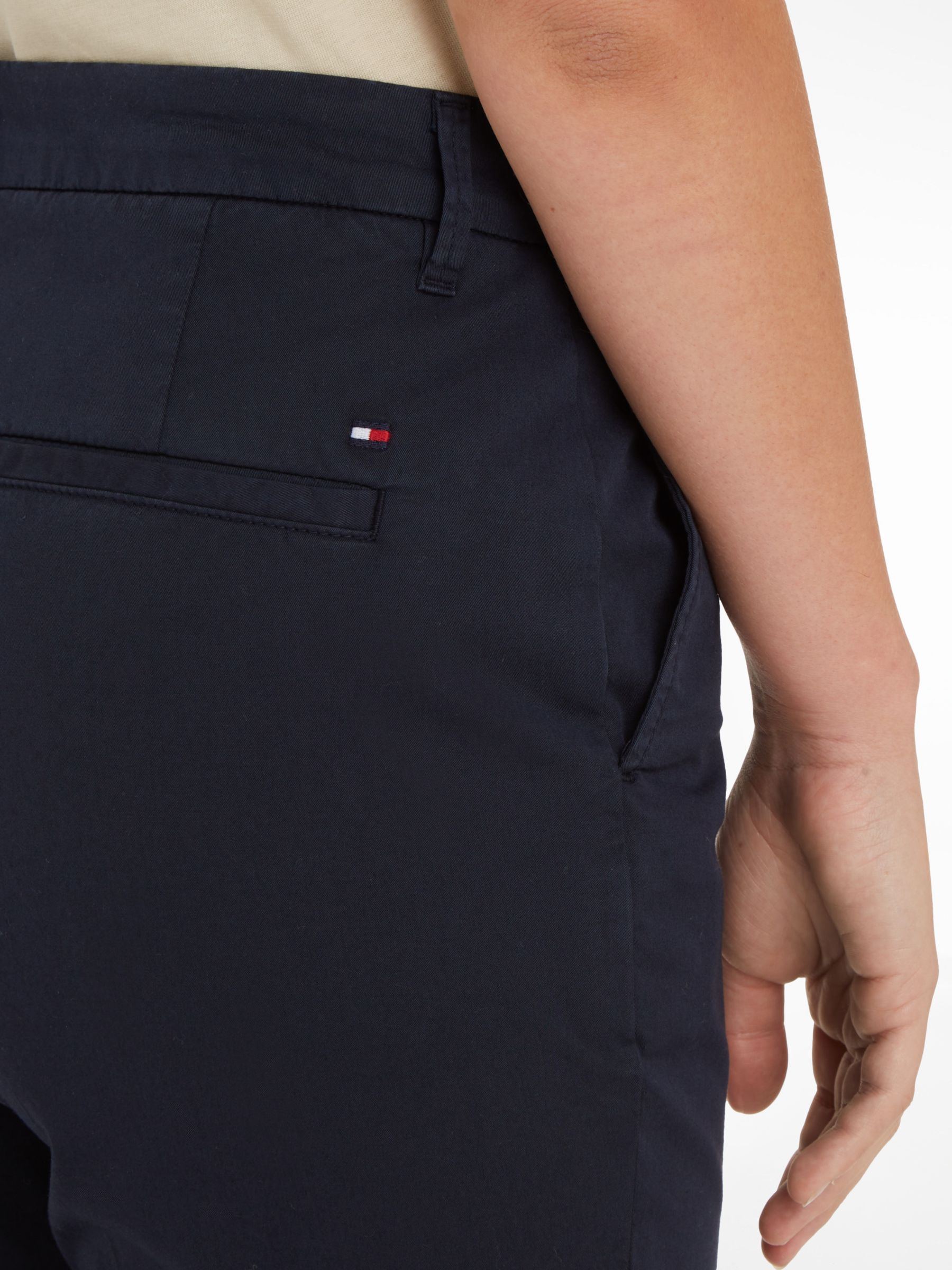 Buy Tommy Hilfiger Slim Chino Trousers, Navy Online at johnlewis.com