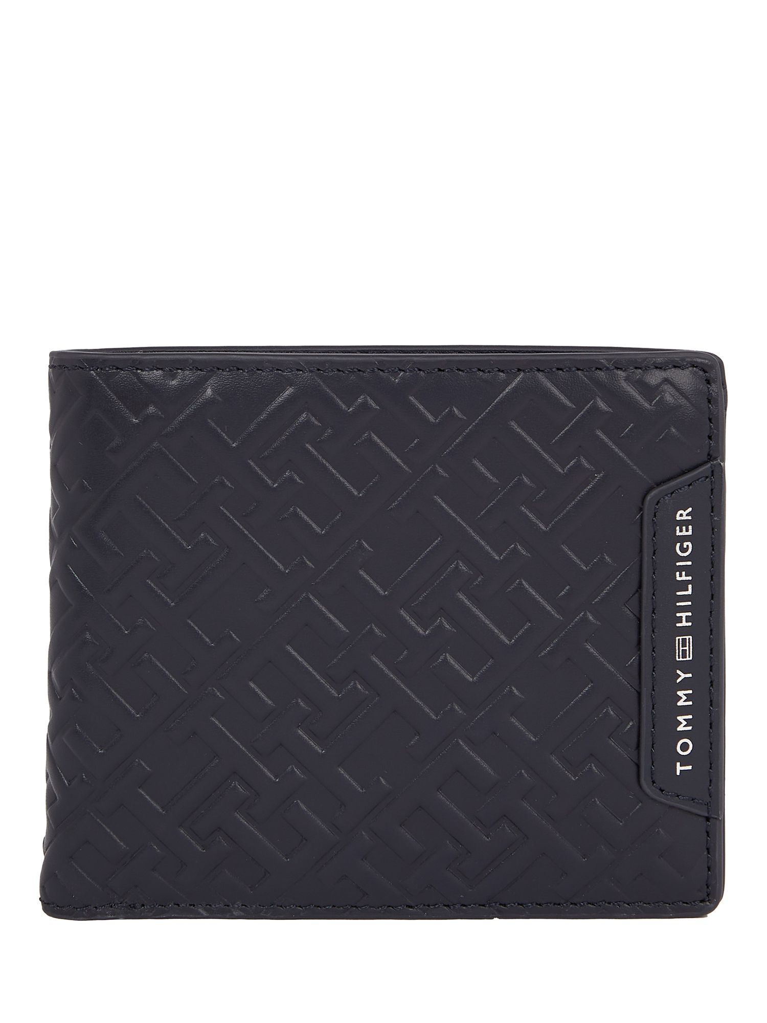 Tommy Hilfiger Embossed-Monogram Leather Wallet