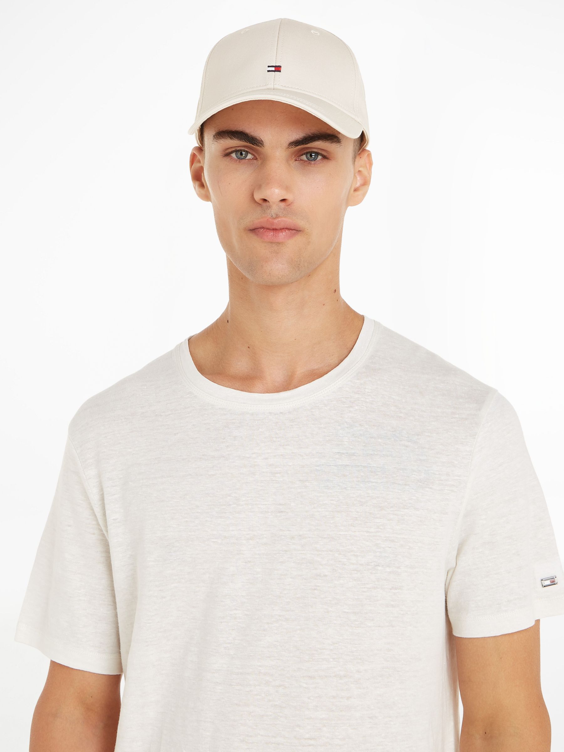 Tommy Classic Baseball Cap, One Size, Classic Beige at John Lewis & Partners