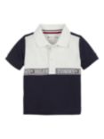 Tommy Hilfiger Baby Tape Logo Polo Shirt, Desert Sky