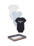 Tommy Hilfiger Baby Bodysuit Pack of 3, Multi