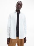 Calvin Klein Cotton Poplin Slim Fit Shirt, White