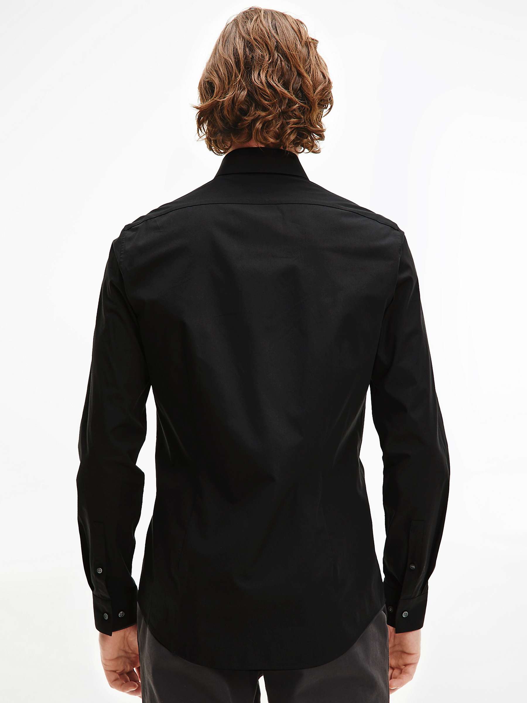 Buy Calvin Klein Cotton Poplin Slim Fit Shirt Online at johnlewis.com
