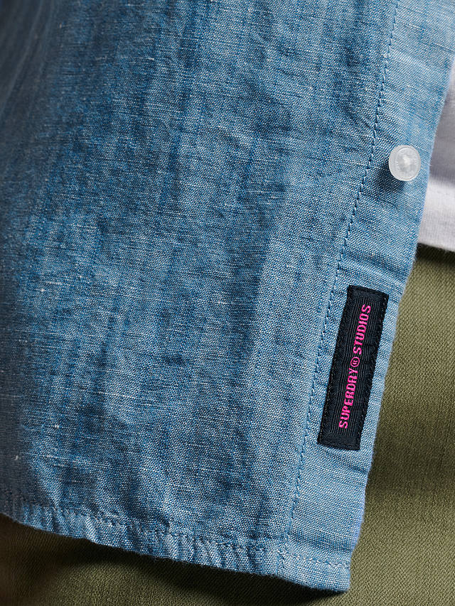 Superdry Studios Linen and Organic Cotton Blend Shirt