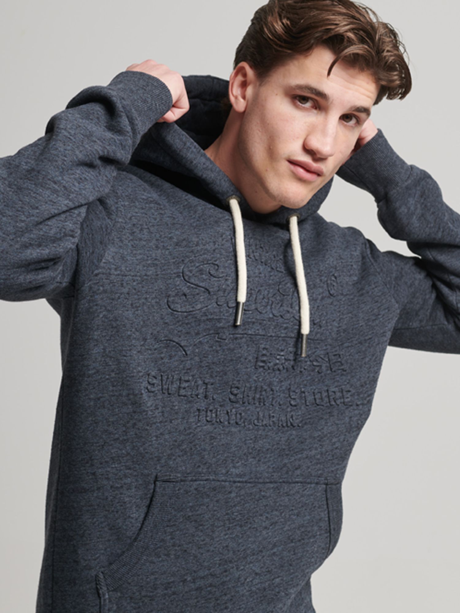 Superdry Vintage Logo Embossed Hoodie