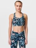 Sweaty Betty Power Medium Impact Sports Bra, Pink Floral