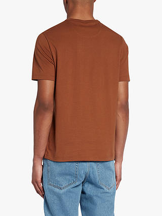 Farah Danny Regular Fit Organic Cotton T-Shirt, 203 Golden Brown