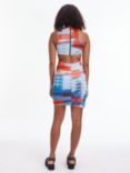 Calvin Klein Wrapping Cut Out Dress, Multi