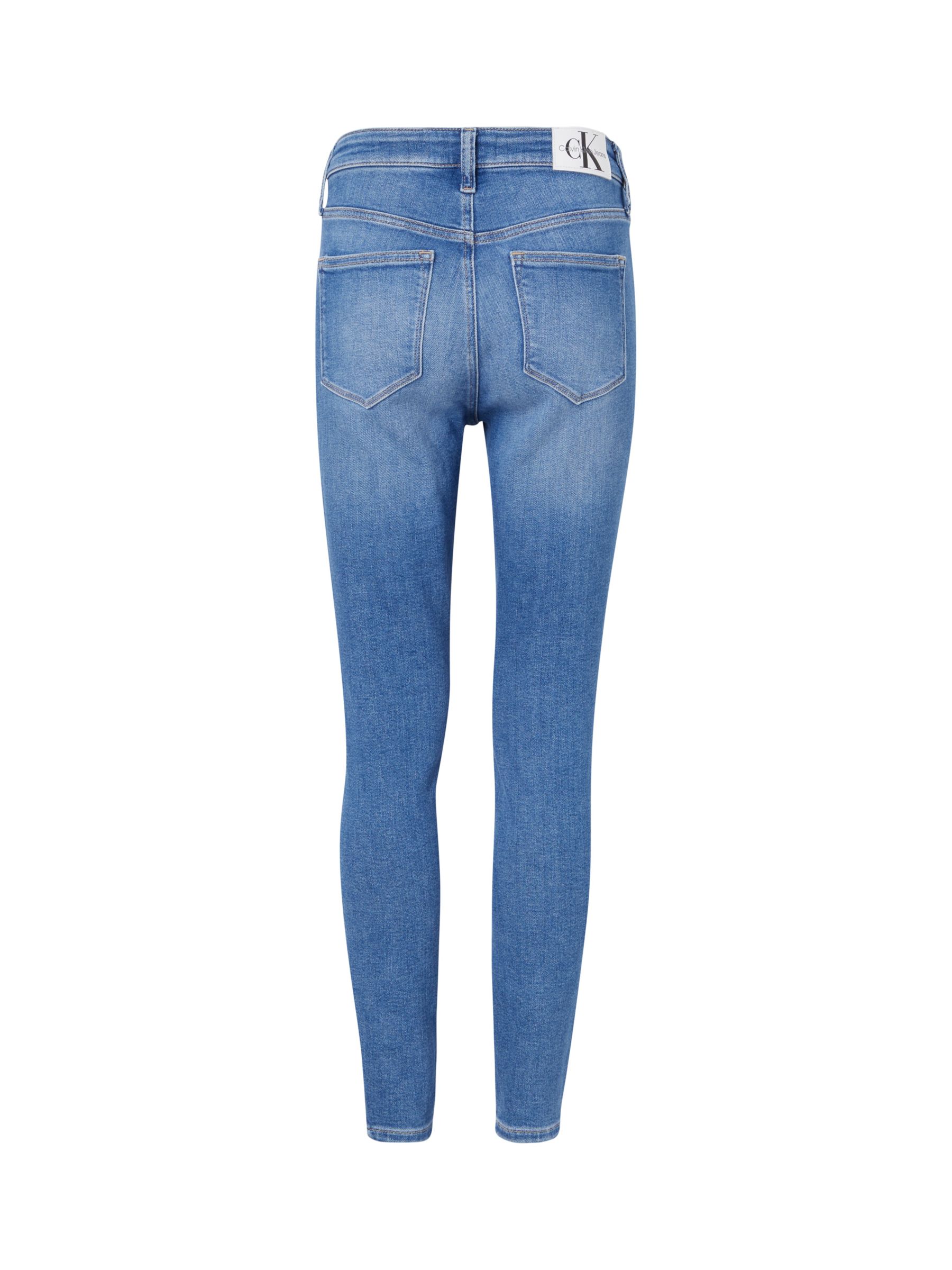 Calvin Klein High Rise Super Skinny Jeans, Light Blue, 25