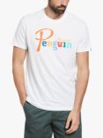 Original Penguin Organic Cotton Logo T-Shirt, 118 Bright White, 118 Bright White