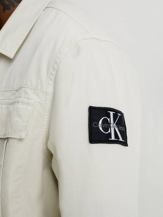 Calvin Klein Utility Overshirt, Beige