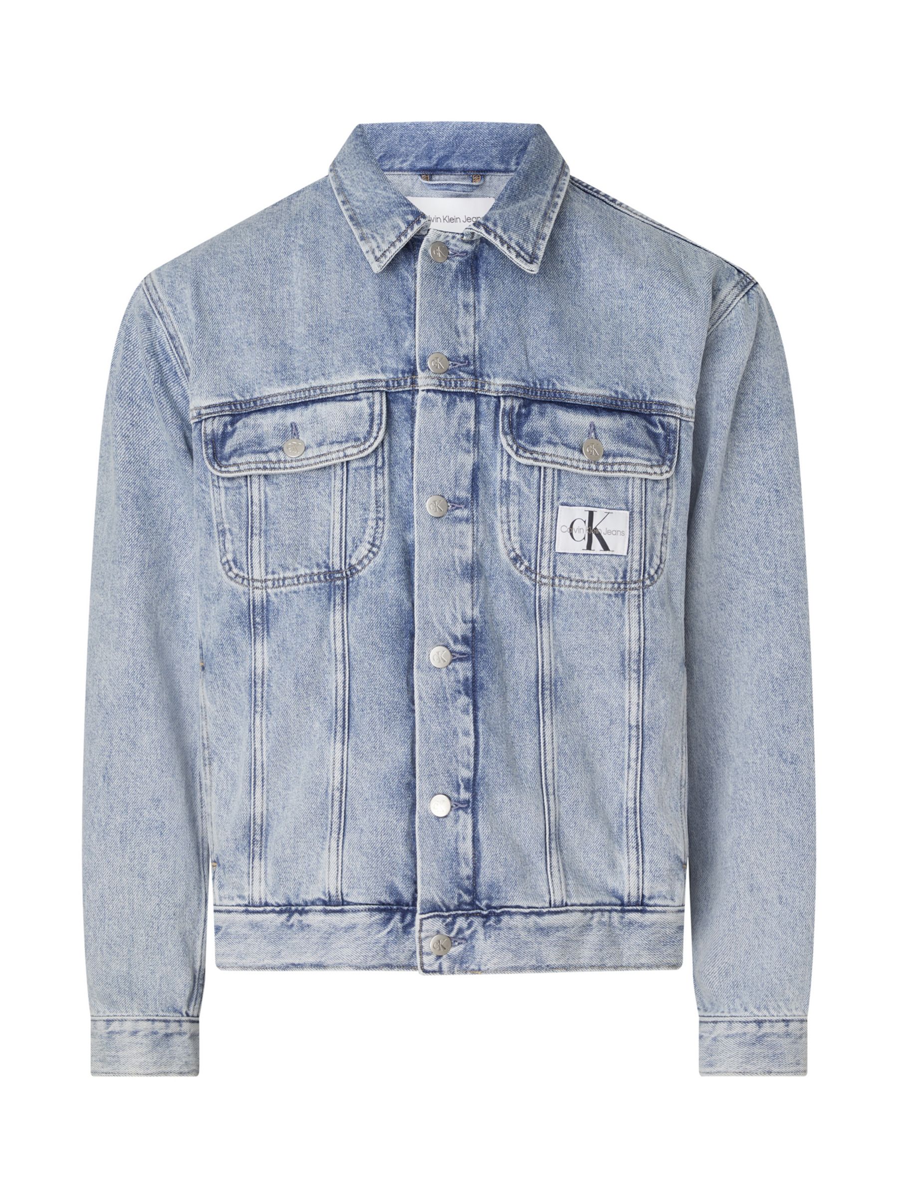 Calvin Klein 90s Denim Jacket, Blue at John Lewis  Partners