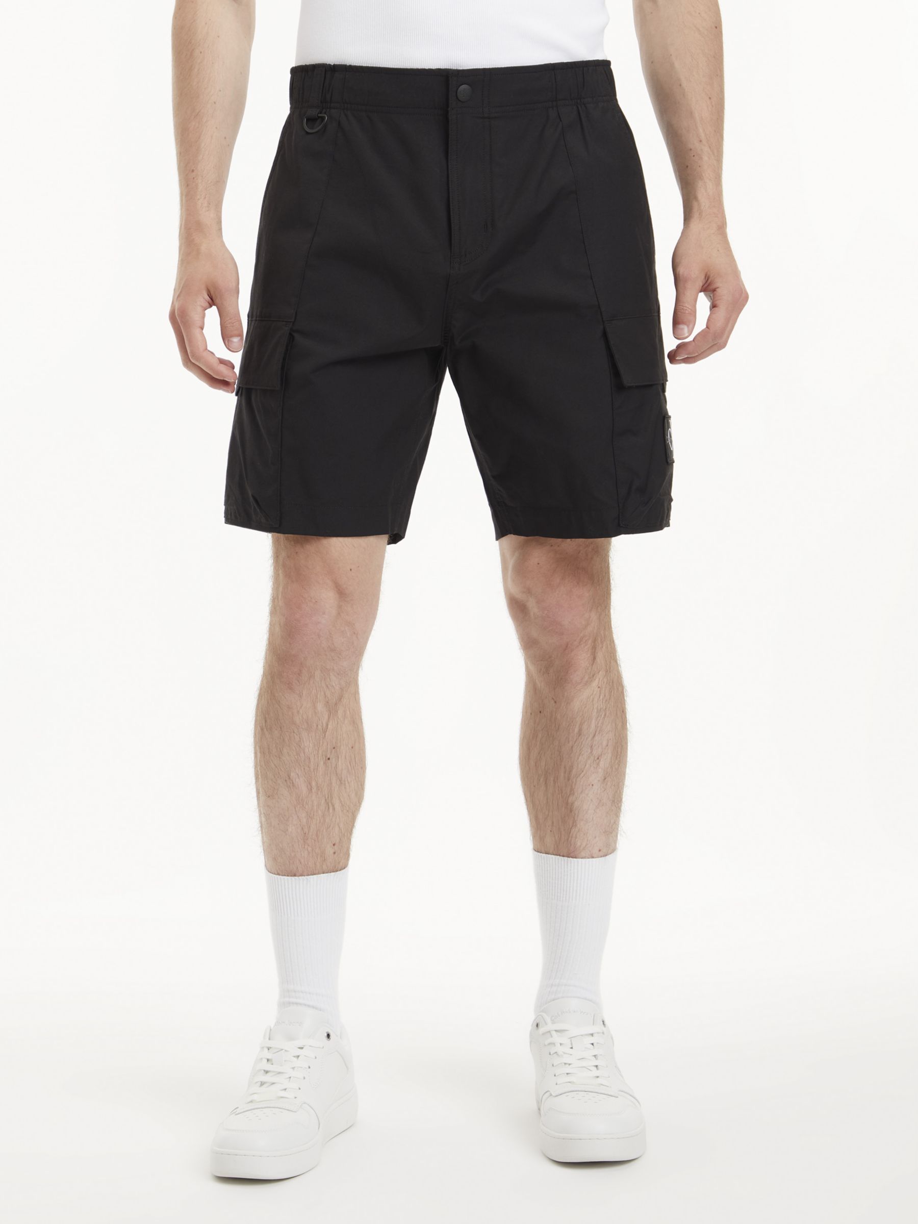 Calvin Klein Plain Utility Shorts, Ck Black, XS