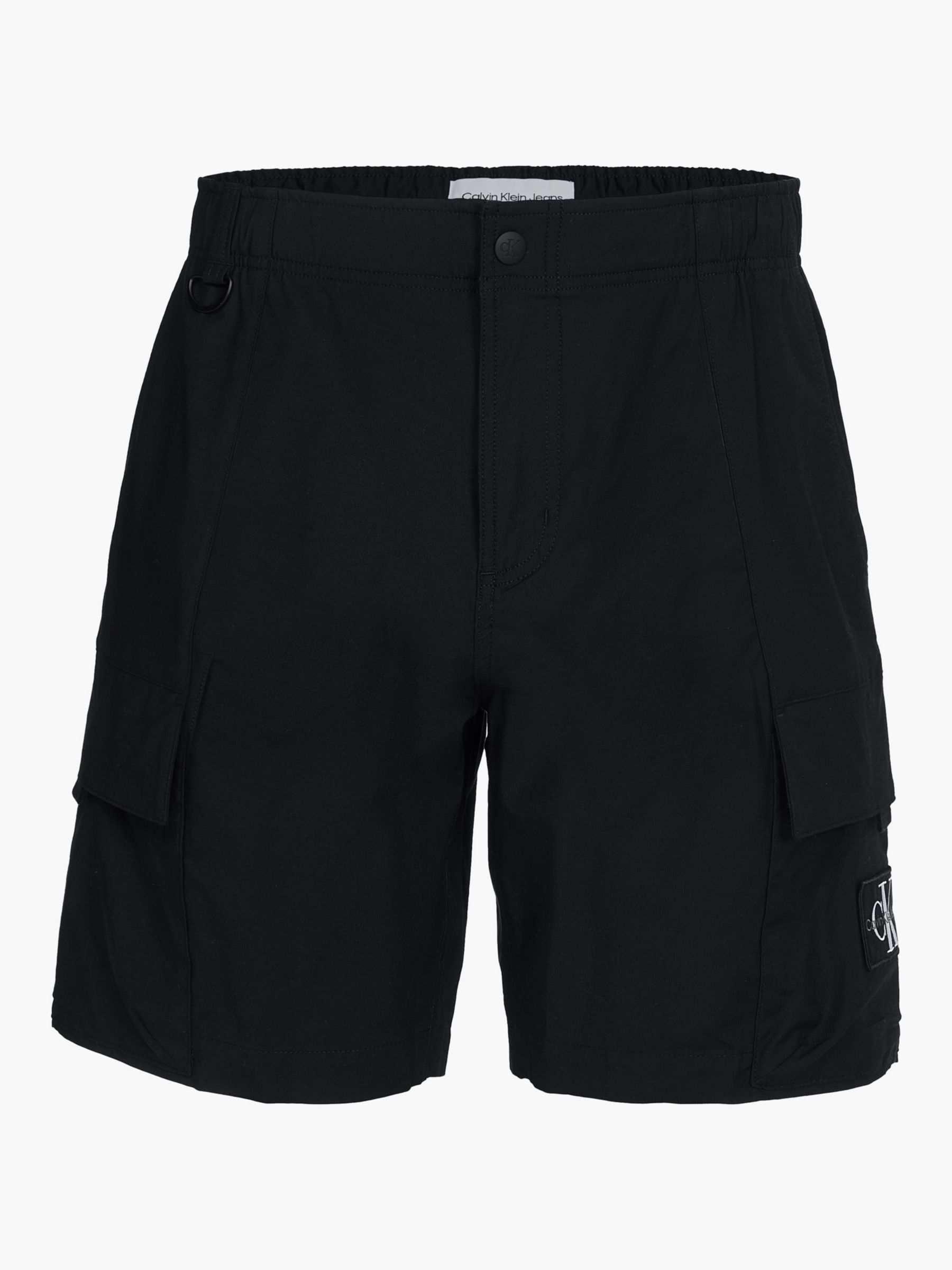 Buy Calvin Klein Plain Utility Shorts, Ck Black Online at johnlewis.com