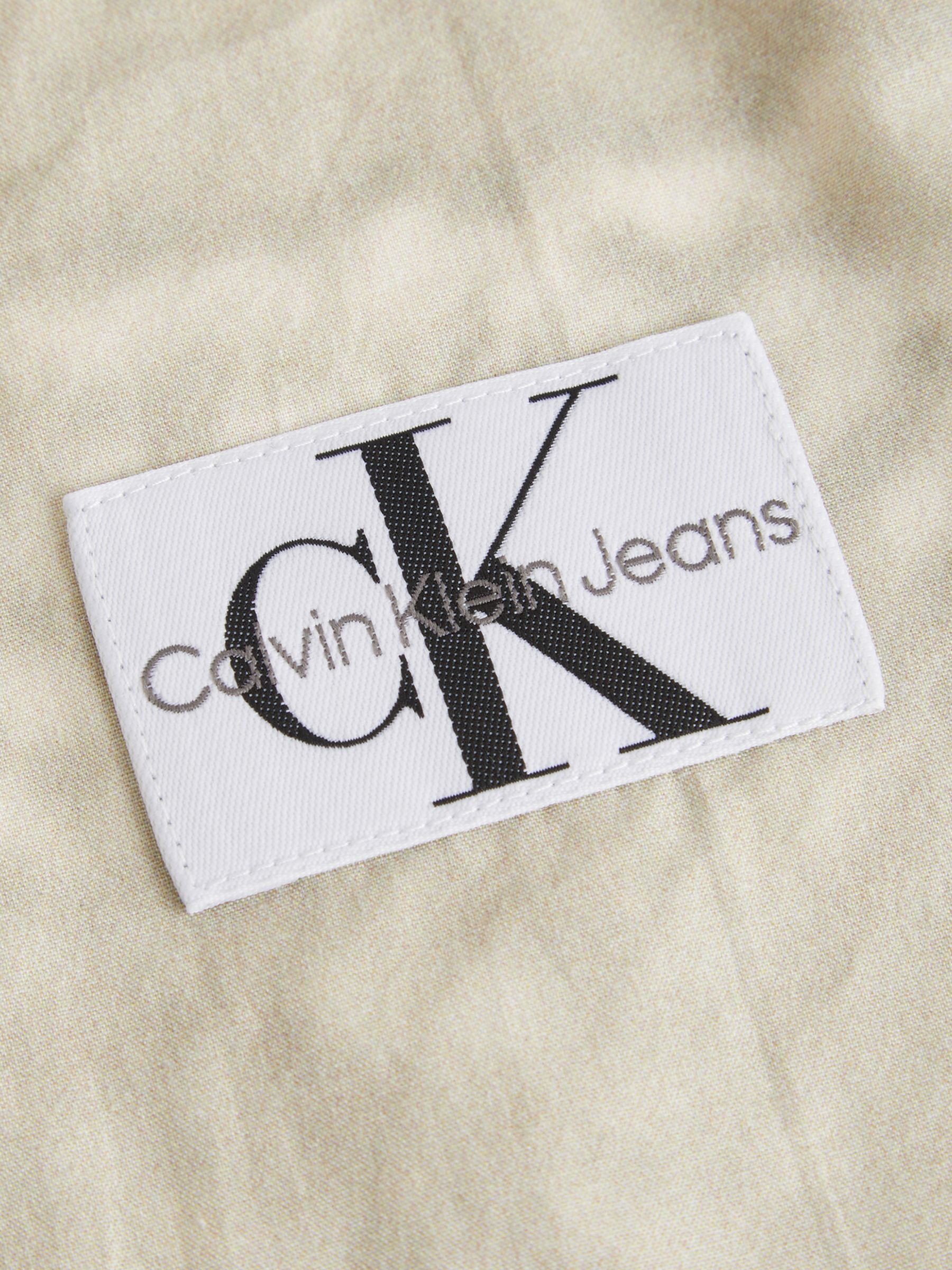 Buy Calvin Klein Oversized Short Sleeve Shirt, Beige Online at johnlewis.com