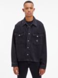 Calvin Klein Boxy Loose Shirt, Denim Black