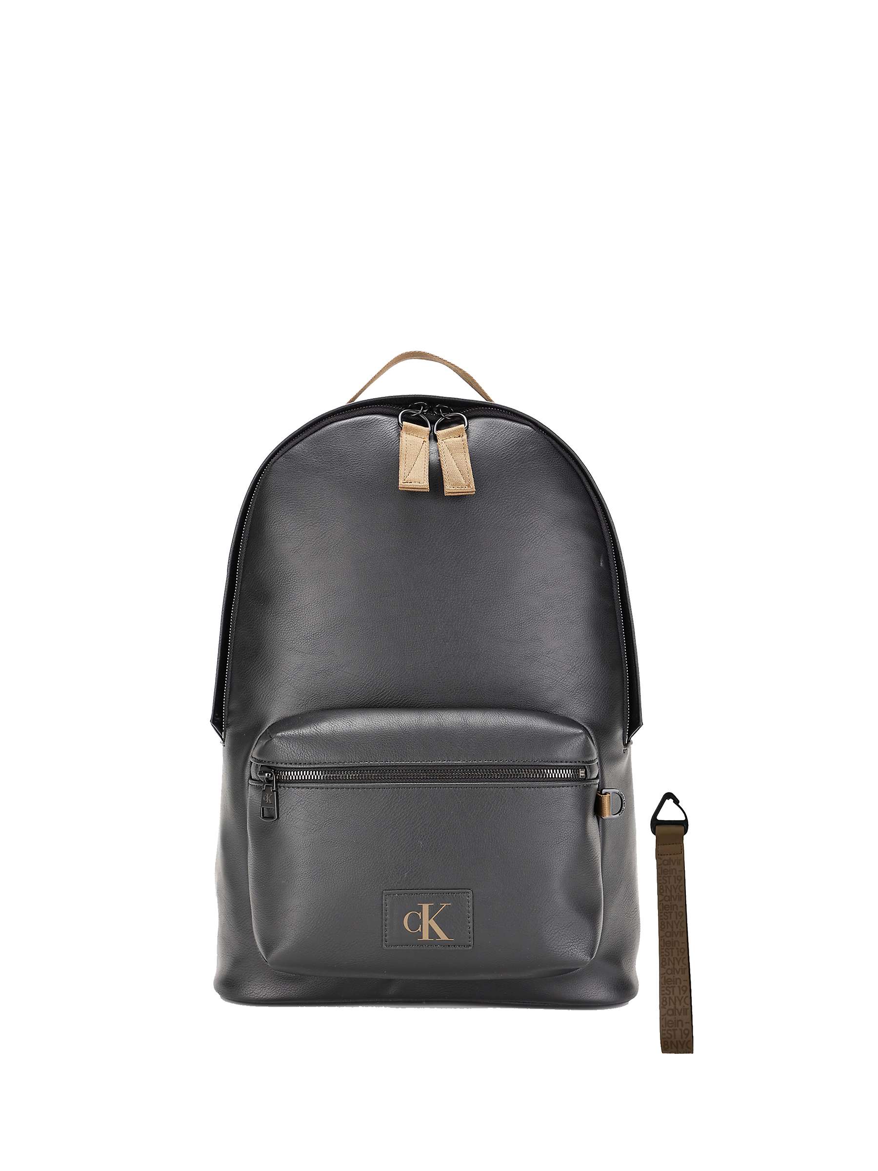 Buy Calvin Klein Tagged Campus Backpack, Black Online at johnlewis.com