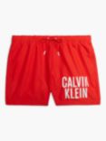 Calvin Klein Intense Power Recycled Poly Swim Shorts, Cajun Red