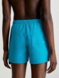 Calvin Klein Intense Power Recycled Poly Swim Shorts, Clear Turquoise