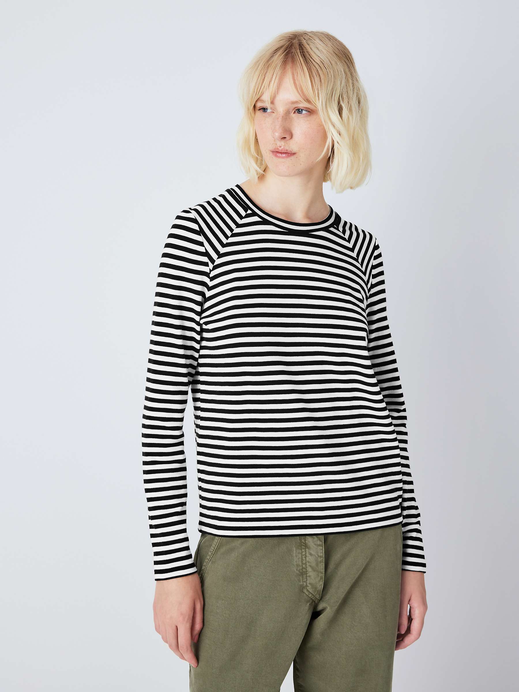 Buy AND/OR Leigh Breton Stripe Top Online at johnlewis.com