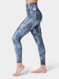 Sweaty Betty Super Soft Yoga Leggings, Blue Streak Print