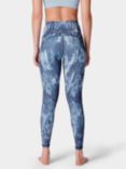 Sweaty Betty Super Soft Yoga Leggings, Blue Streak Print