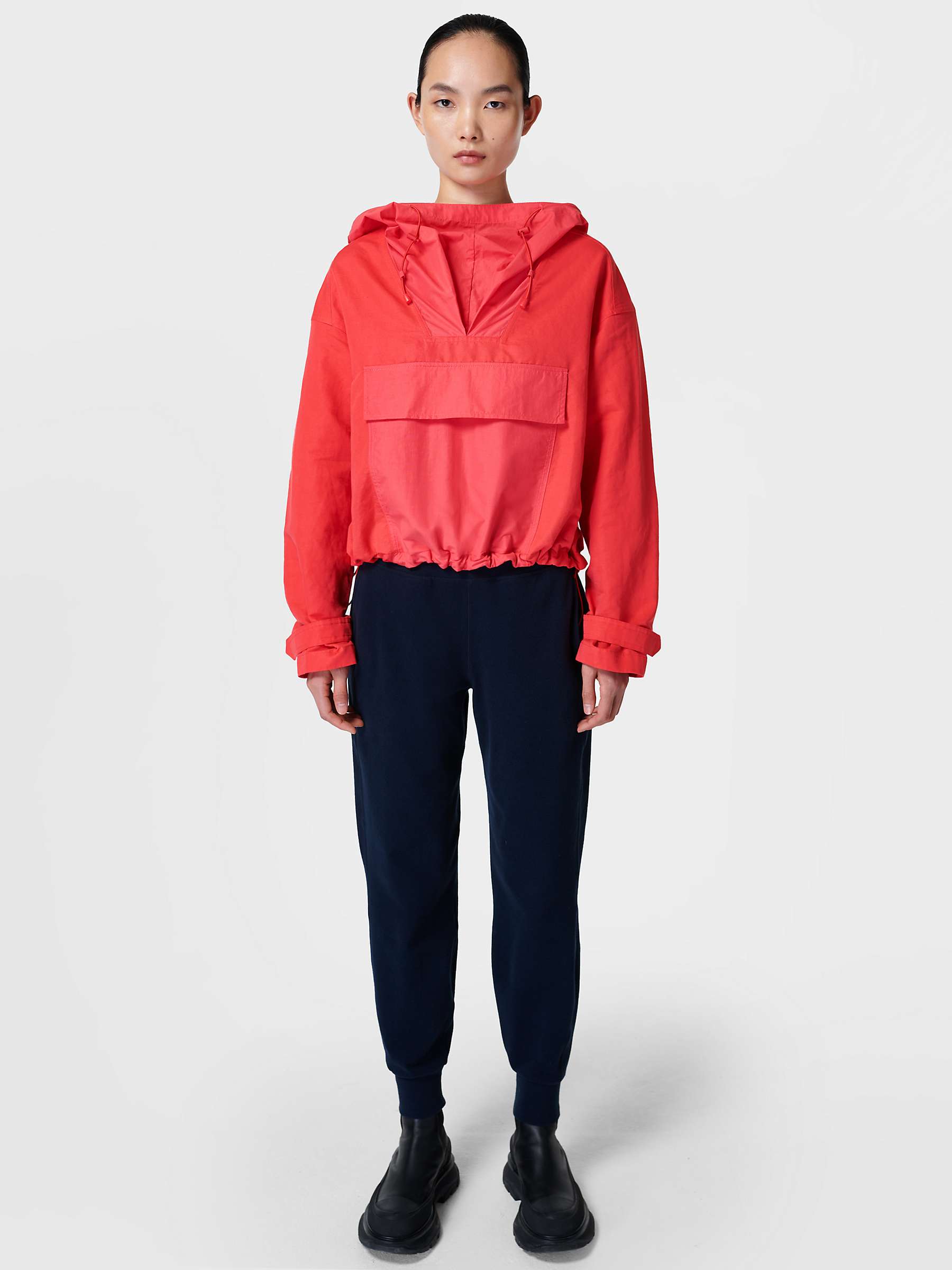 Buy Sweaty Betty Nomad Lightweight Pullover Linen Blend Jacket Online at johnlewis.com