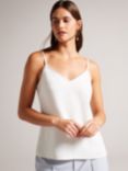 Ted Baker Andreno Scallop Trim Cami Top, White