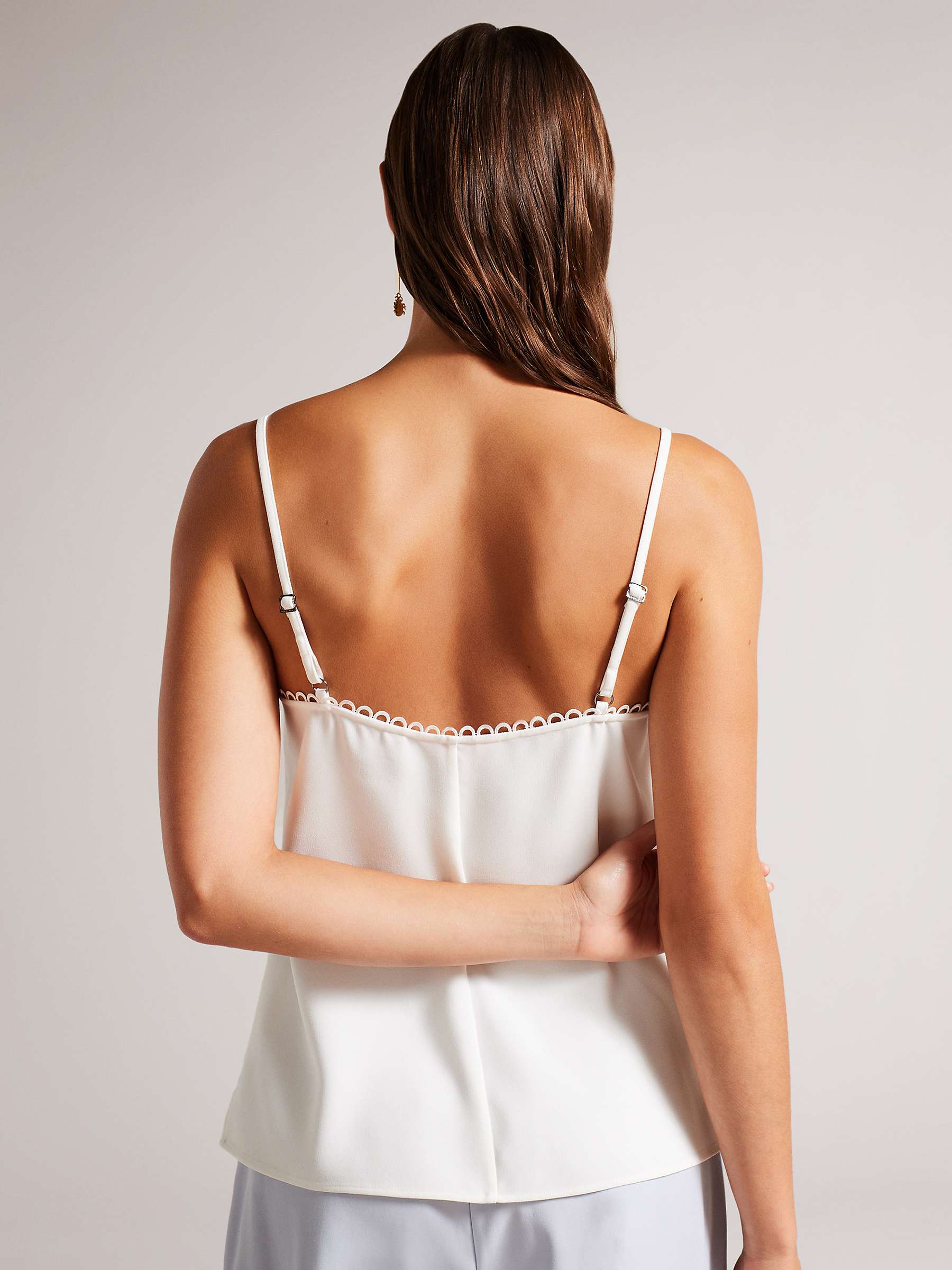 Buy Ted Baker Andreno Scallop Trim Cami Top Online at johnlewis.com