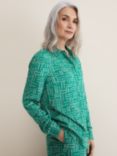 Phase Eight Hatty Abstract Print Blouse, Green