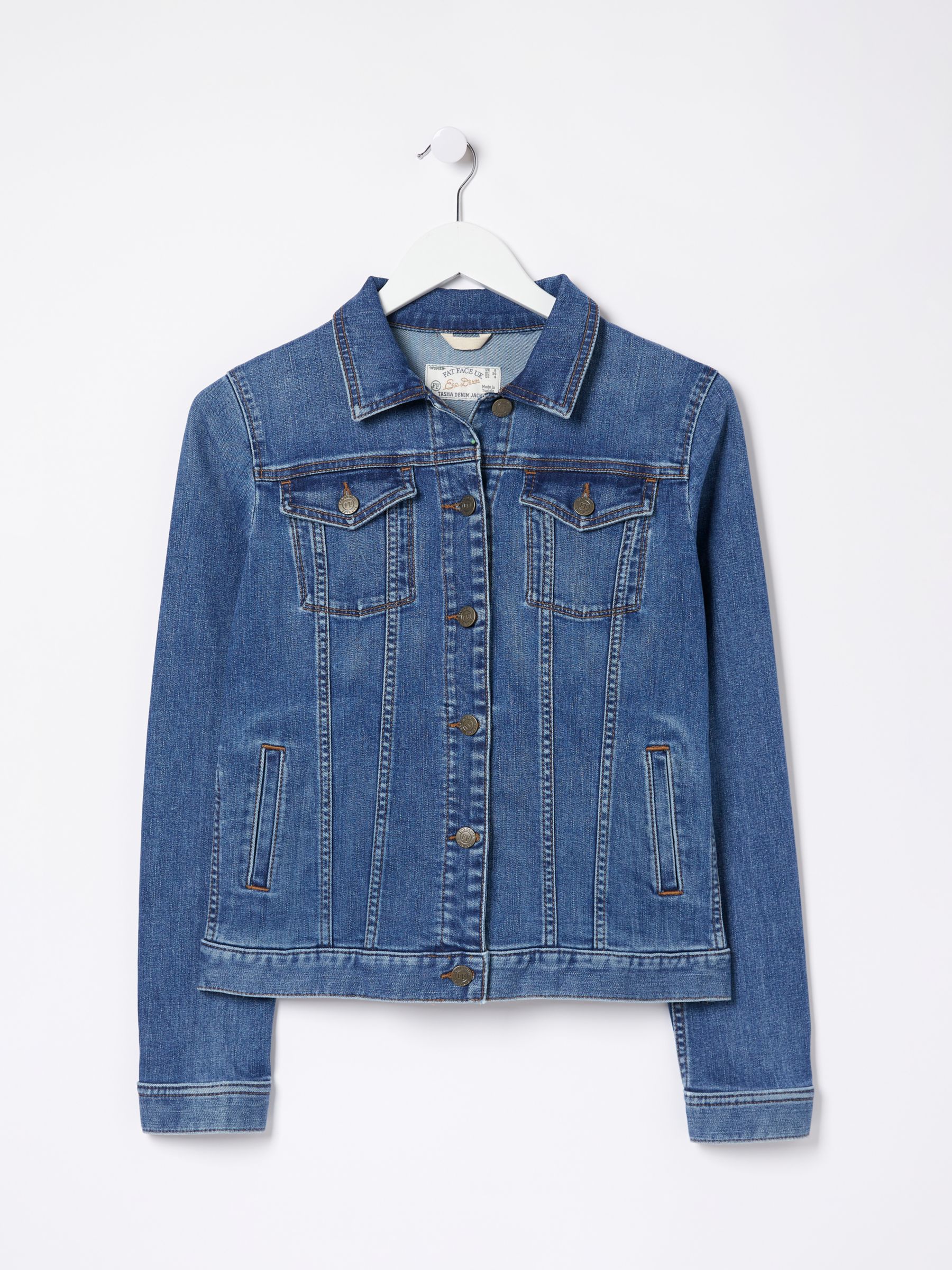 LV x YK Faces Patches Fitted Denim Jacket - Luxury Blue