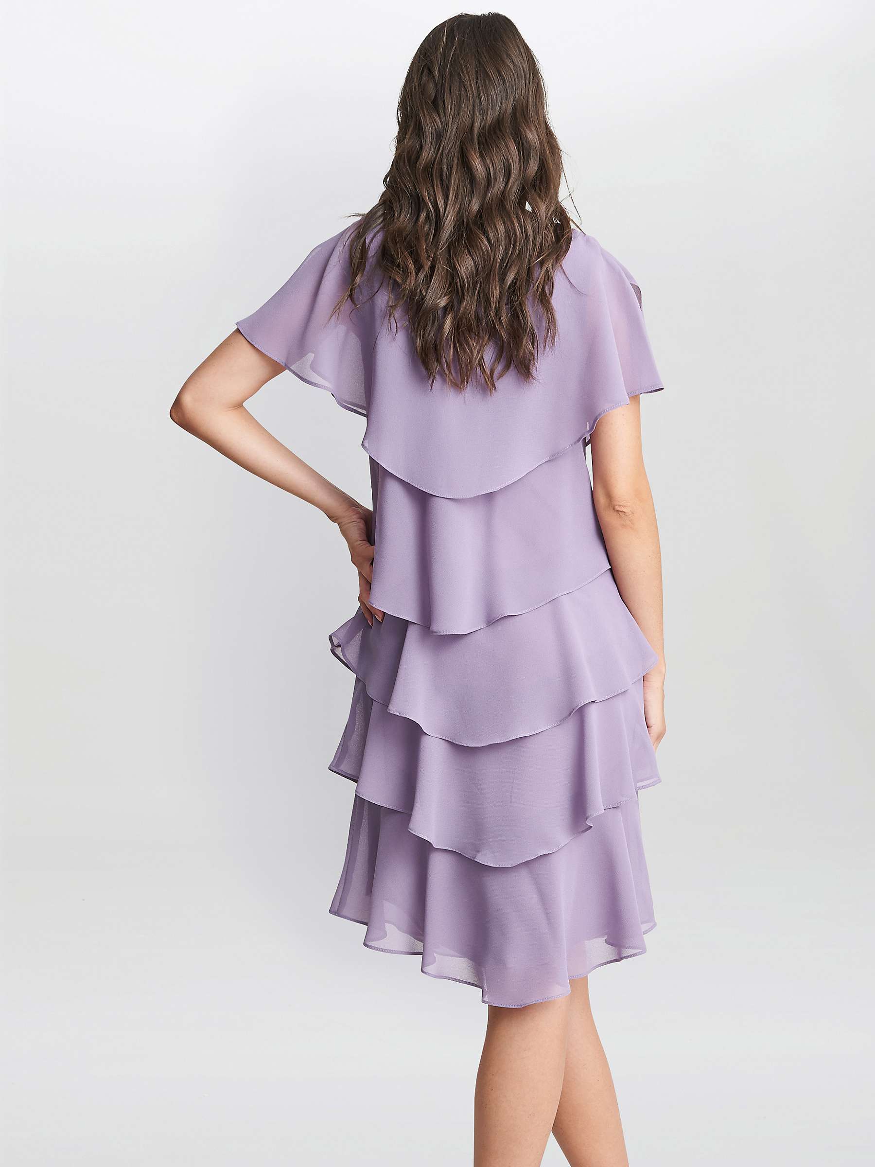 Buy Gina Bacconi Bella Georgette Tiered Dress Online at johnlewis.com