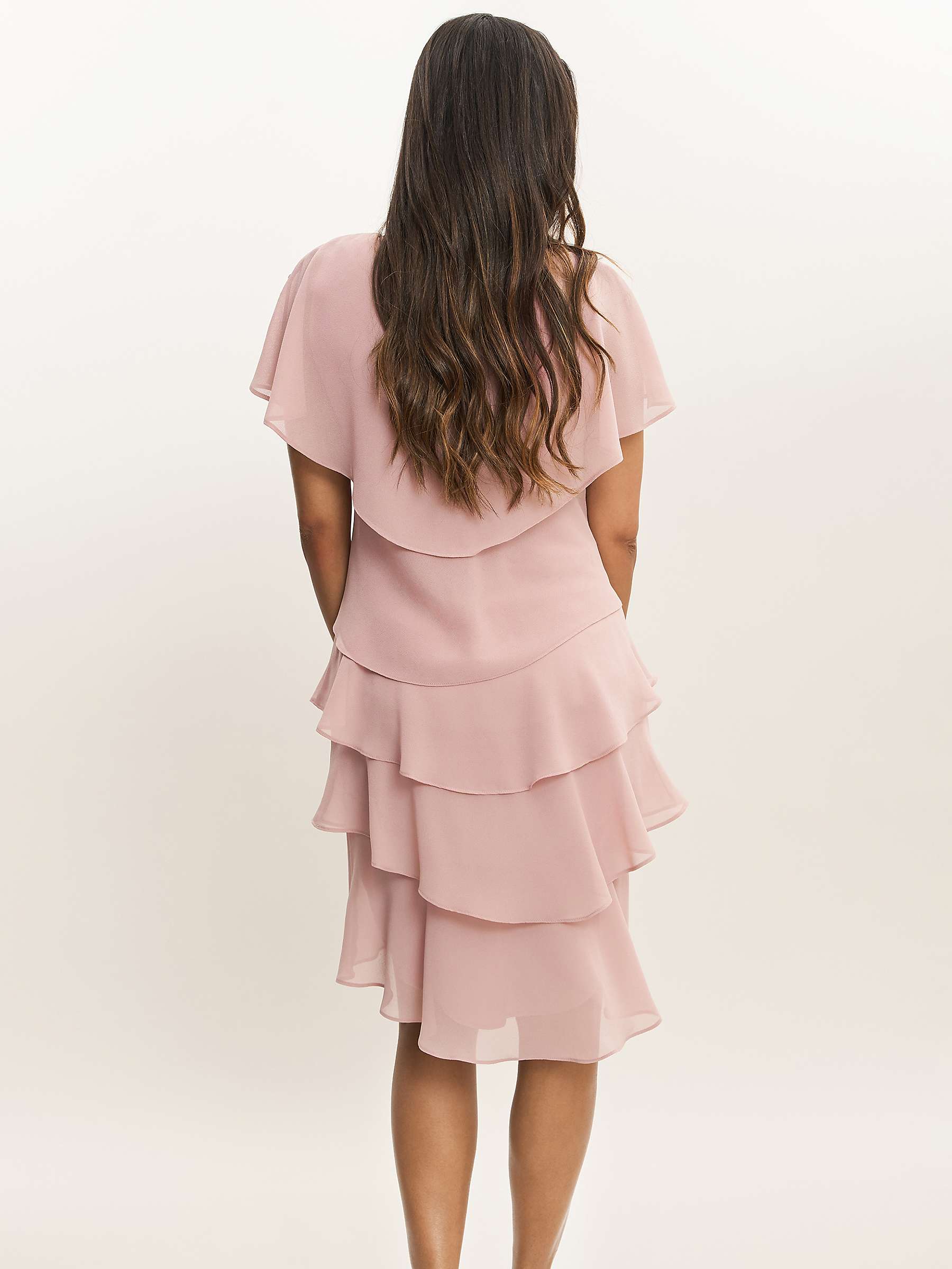 Buy Gina Bacconi Bella Georgette Tiered Dress Online at johnlewis.com