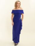 Gina Bacconi Gail Off Shoulder Maxi Dress, Royal, Royal