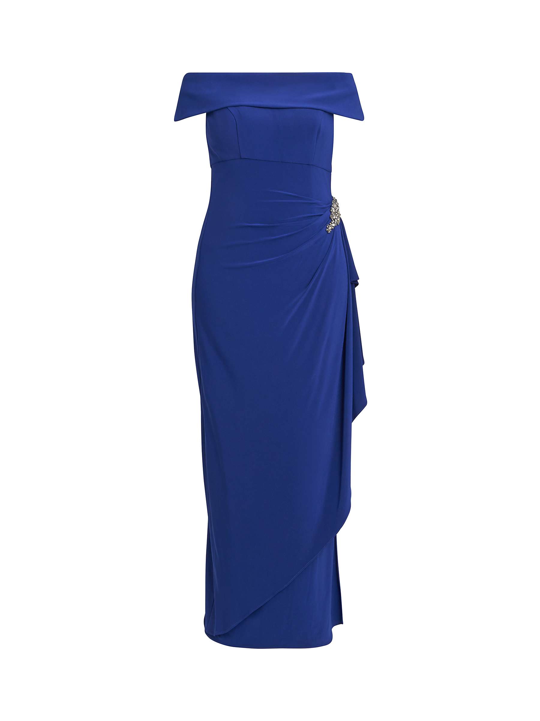 Buy Gina Bacconi Gail Off Shoulder Maxi Dress, Royal Online at johnlewis.com