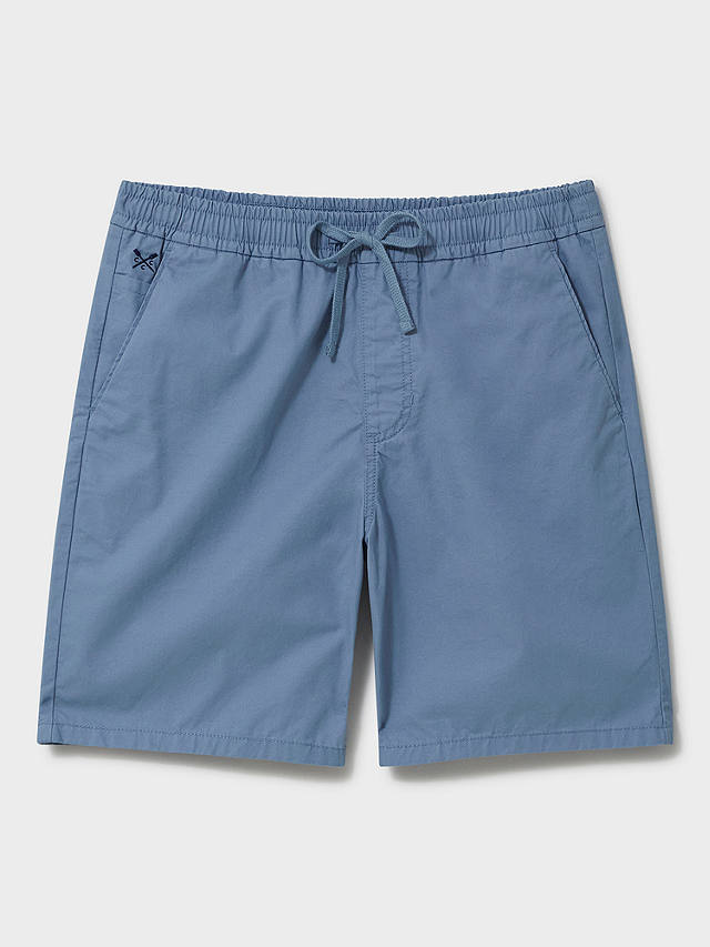 Crew Clothing Deck Shorts, Mid Blue
