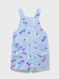 Crew Clothing Kids' Butterfly Playsuit, Bright Blue, Bright Blue
