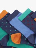 John Lewis Kids' Polka Dot Socks, Pack of 7, Multi