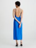 Calvin Klein Halterneck Slip Dress, Ultra Blue