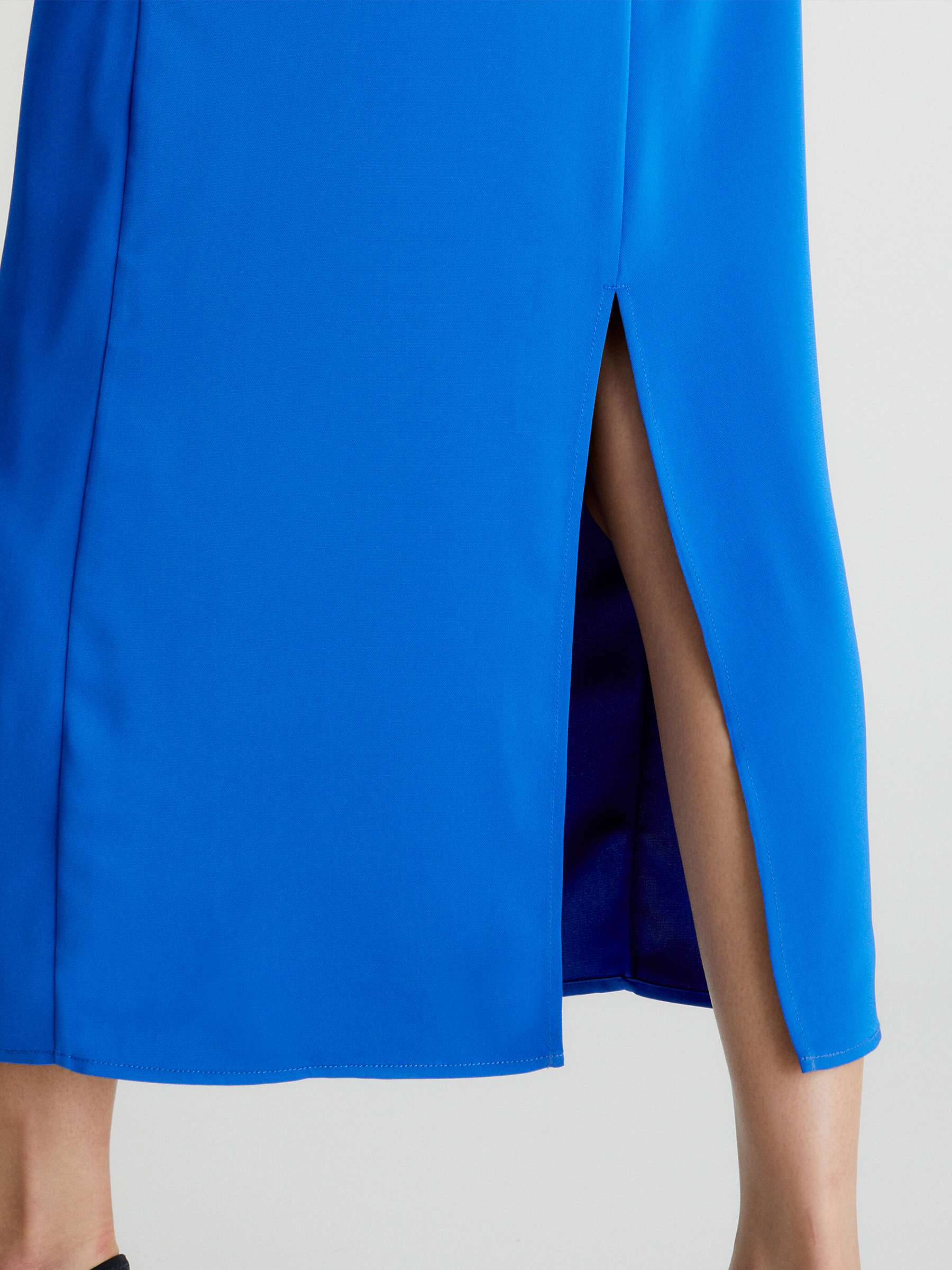 Buy Calvin Klein Halterneck Slip Dress, Ultra Blue Online at johnlewis.com
