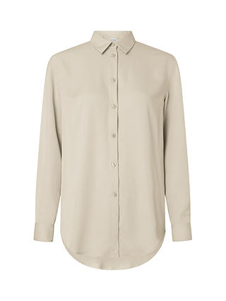 Calvin Klein Recycled Relaxed Shirt, White Clay