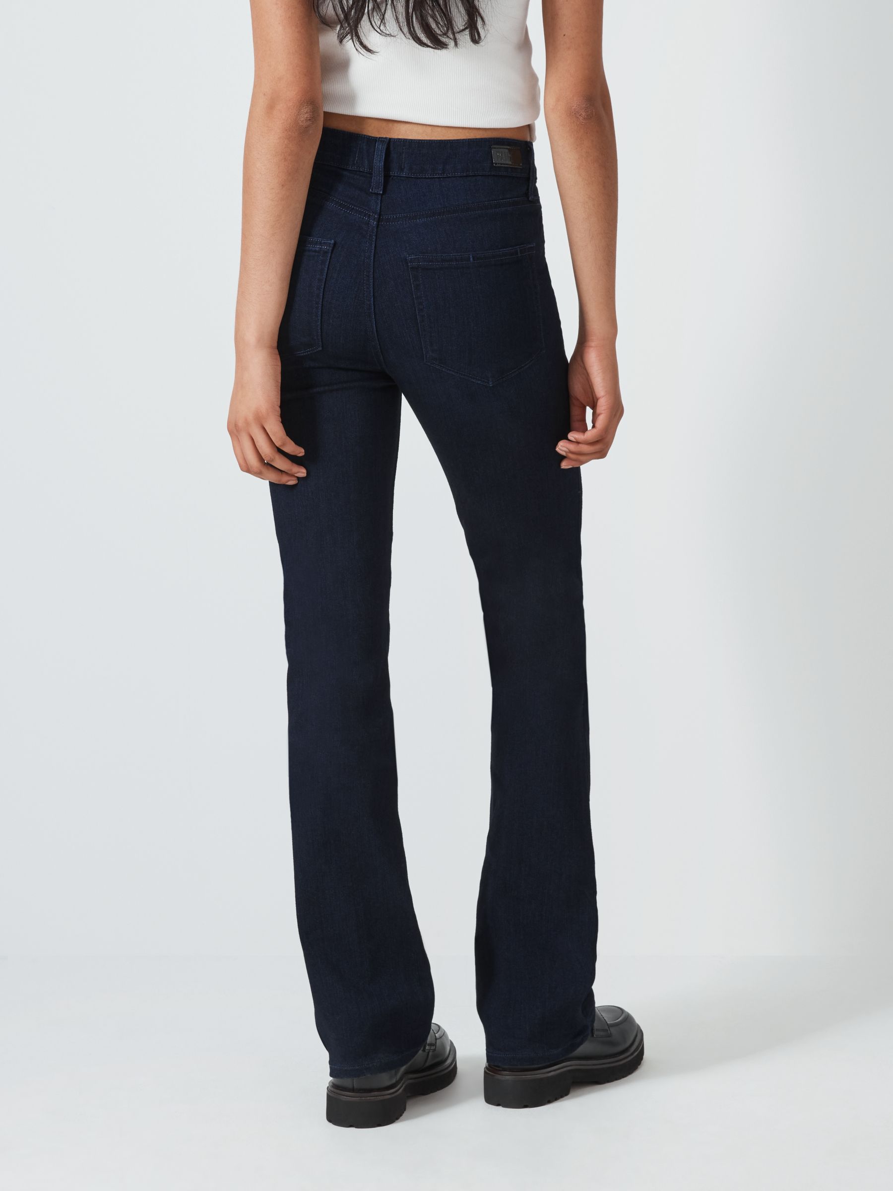 PAIGE High Rise Manhattan Bootcut Jeans, Lana at John Lewis & Partners