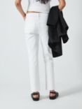 PAIGE Cindy High Rise Straight Cut Jeans, Crisp White