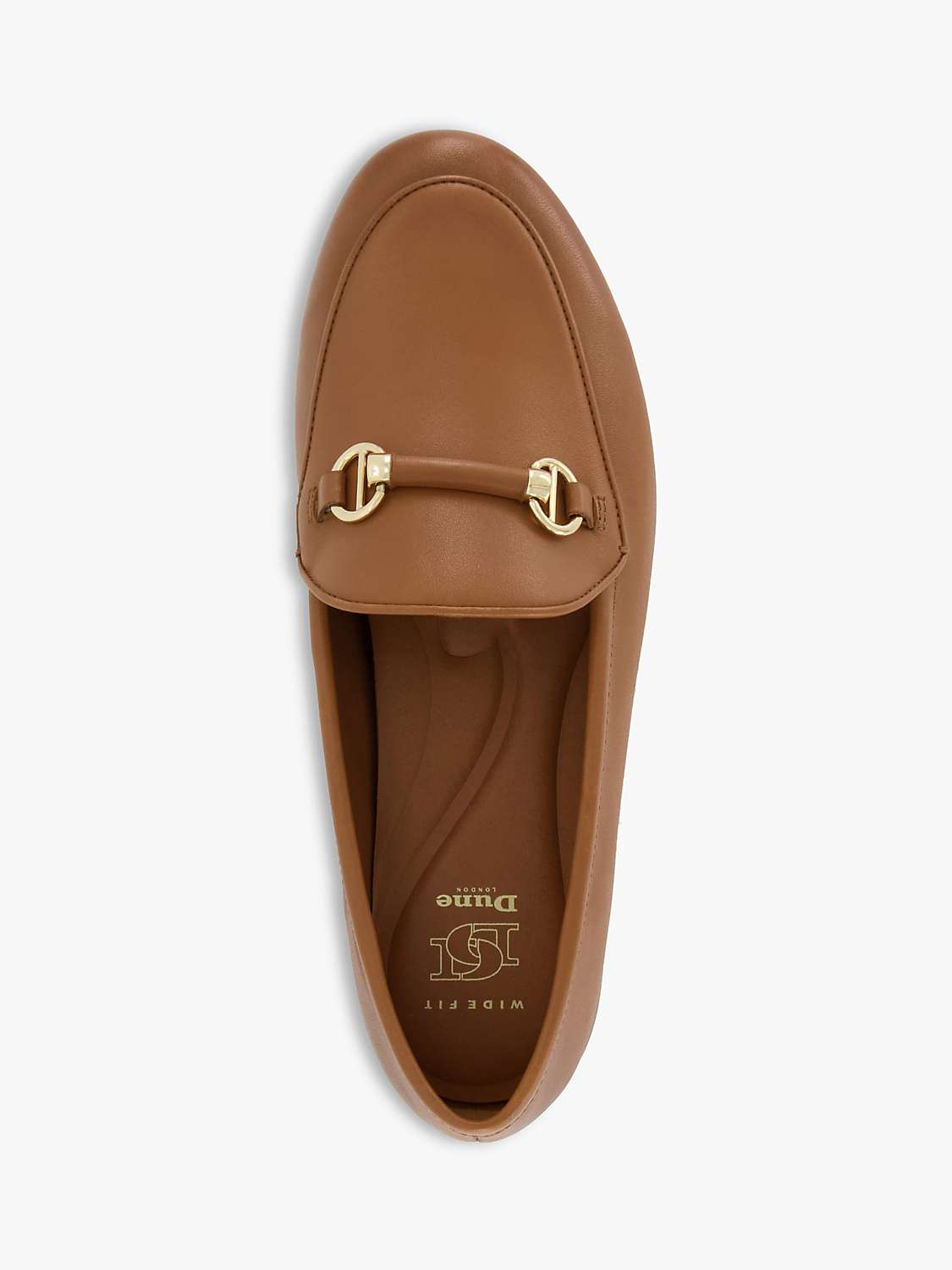 Buy Dune Wide Fit Grandeur Leather Loafers Online at johnlewis.com