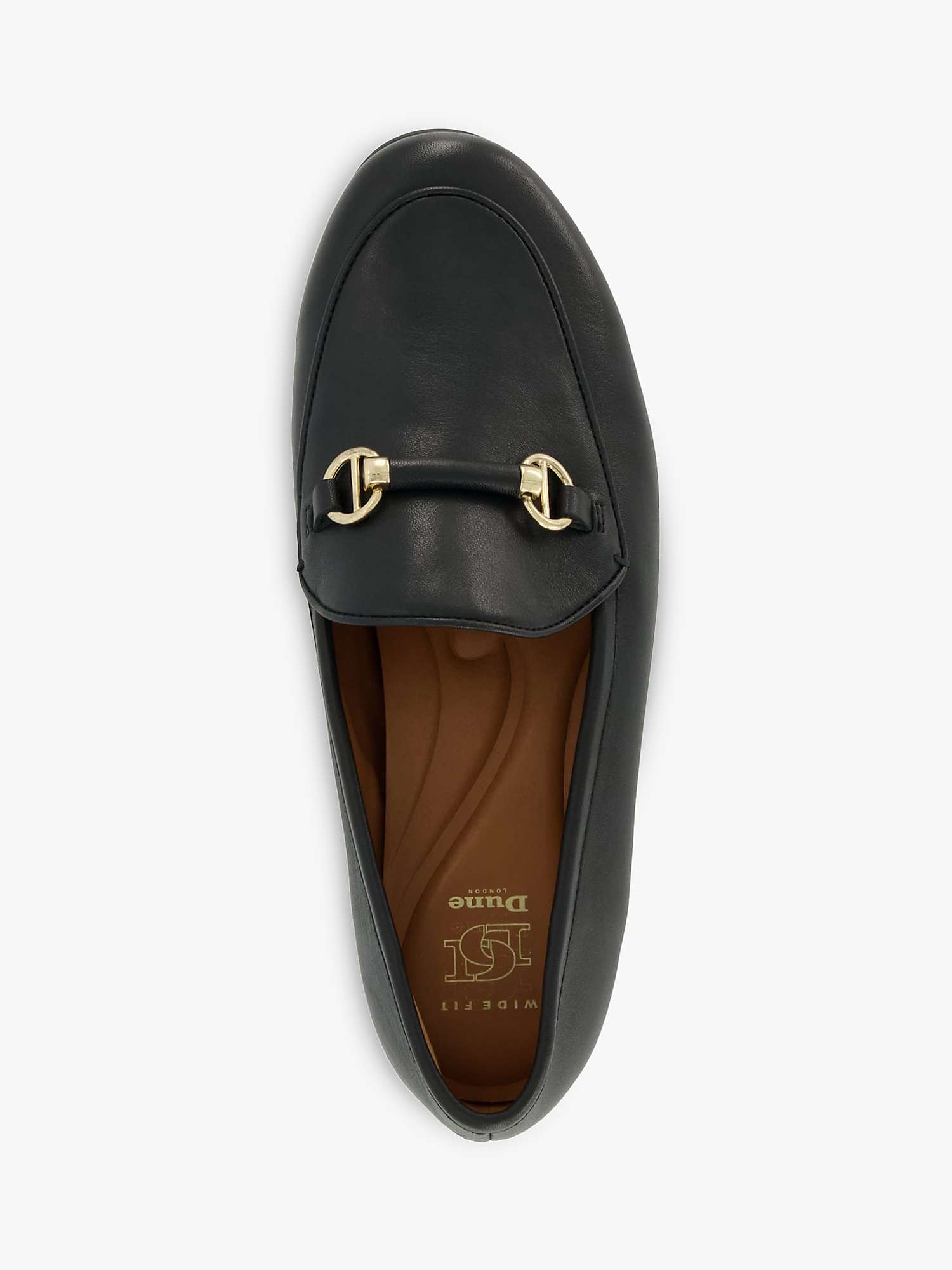 Buy Dune Wide Fit Grandeur Leather Loafers Online at johnlewis.com