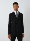 Kin Wool Blend Bi-Stretch Slim Fit Suit Jacket, Black