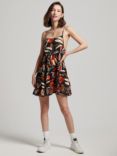 Superdry Mini Beach Cami Dress, I See You Print