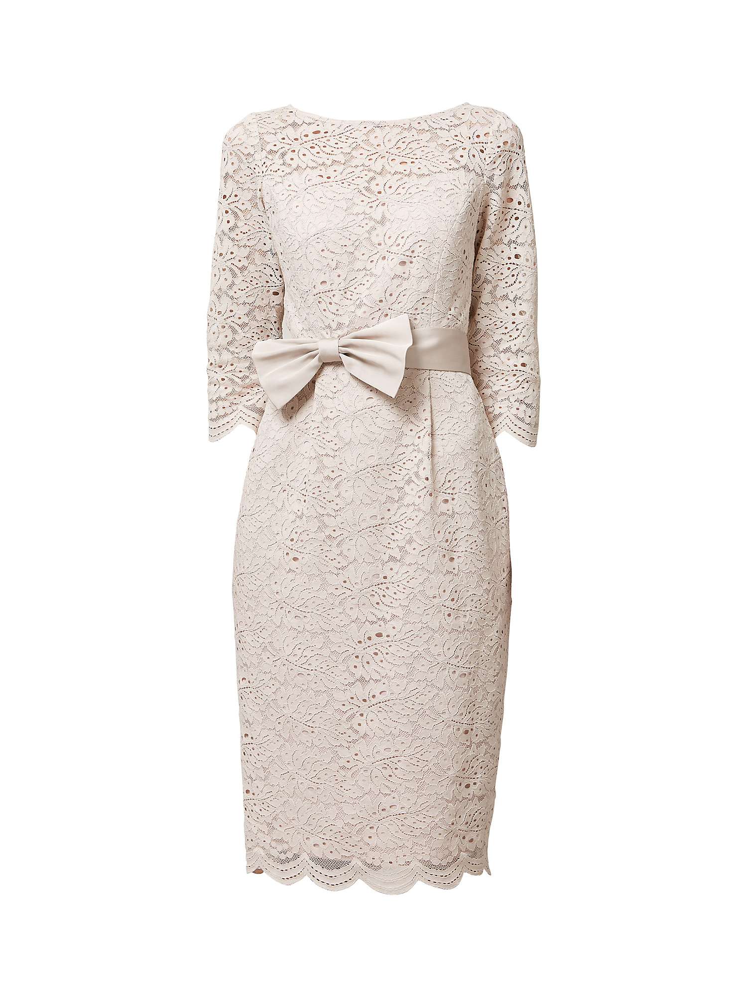Buy Helen McAlinden Michelle Lace Dress, Oyster Online at johnlewis.com